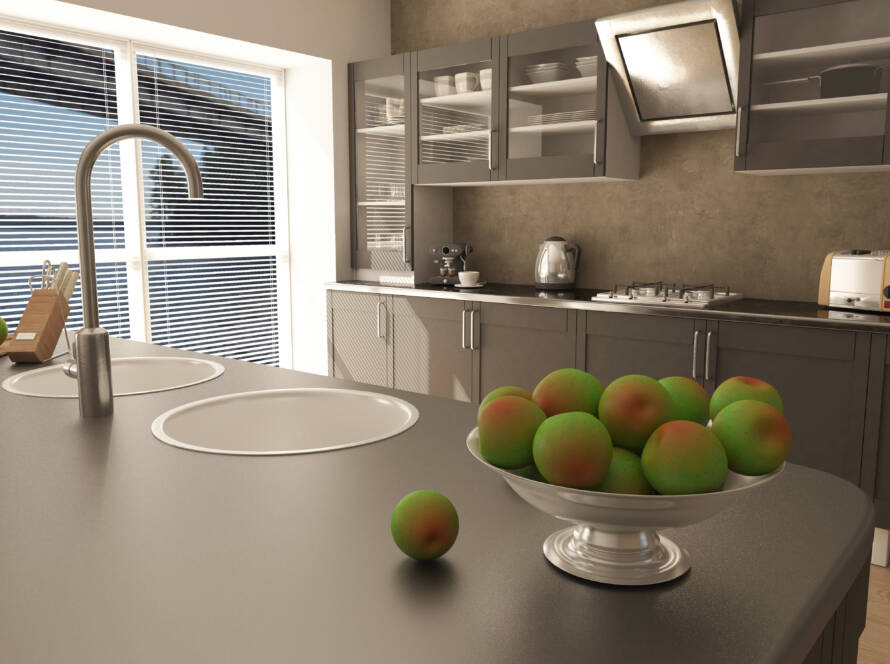 modern kitchen countertops